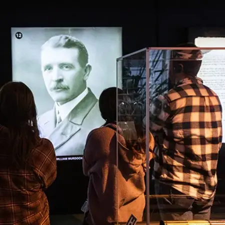 Personal belongings of the Titanic passengers at Titanic: The Exhibit in NYC